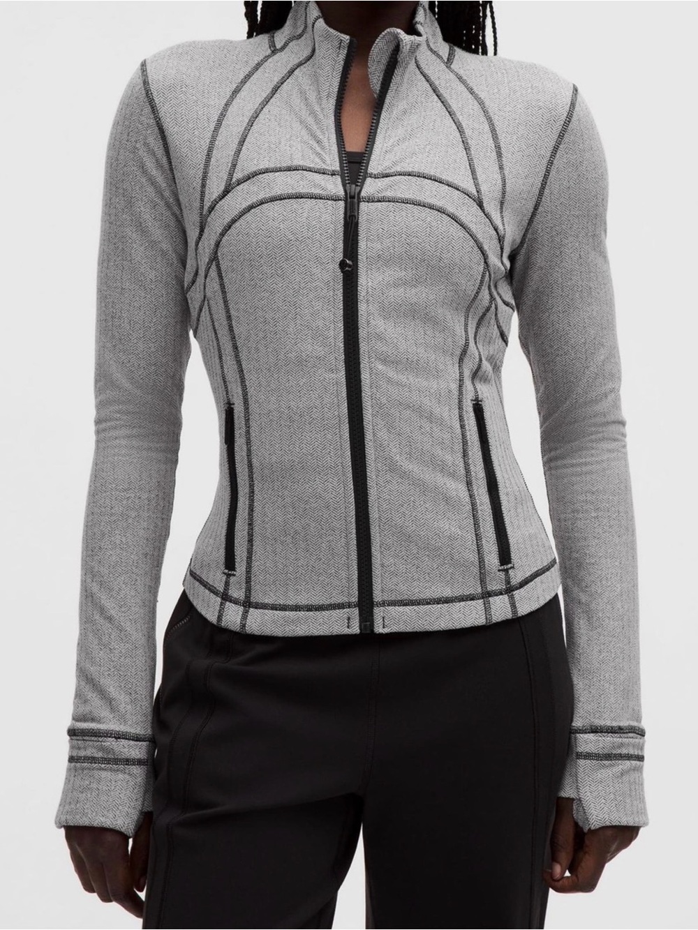 lululemon Define Cropped Jacket Herringbone NWT